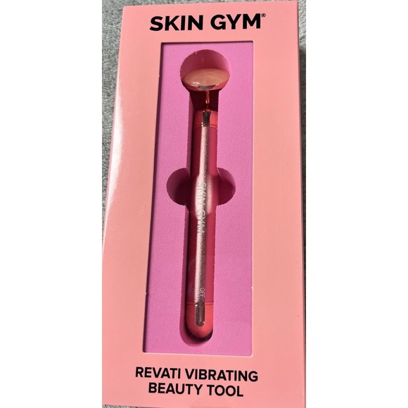 Skin Gym Revati Vibrating Beauty Tool - NIB - Rose Quartz - Retail‎ $59 - Picture 1 of 3